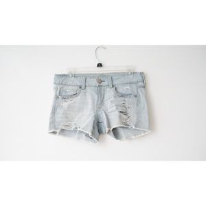 Denim shorts